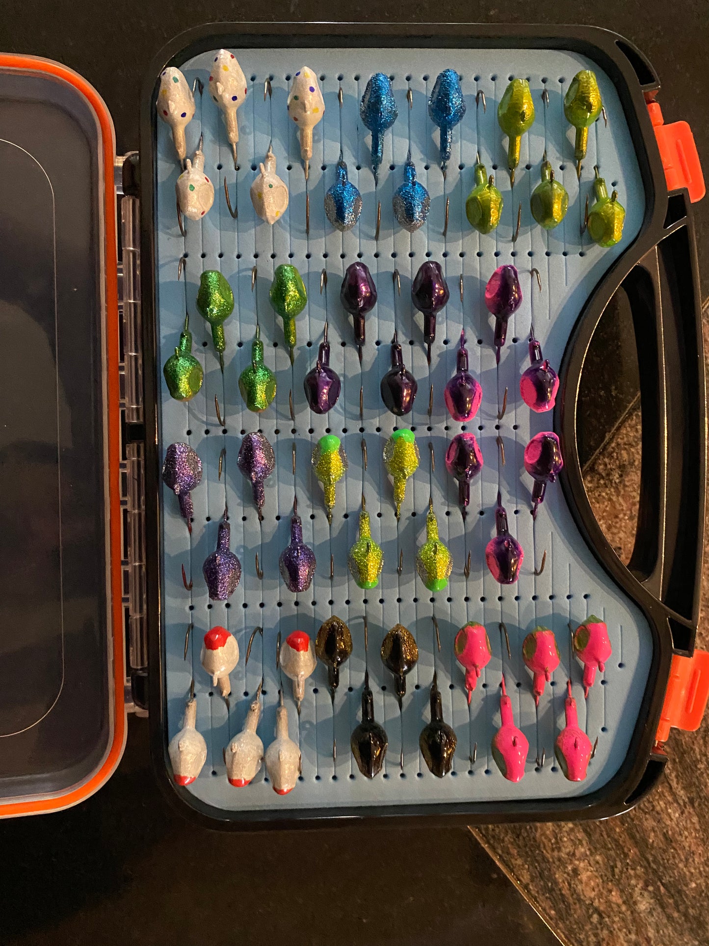 50 1oz jigs Double sided jig box